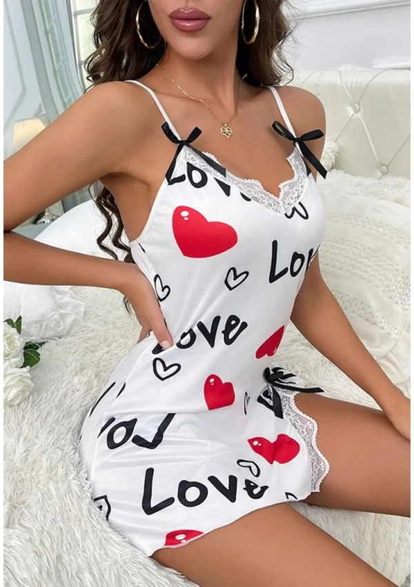 Love in Bloom Chemise - White color thumbnail