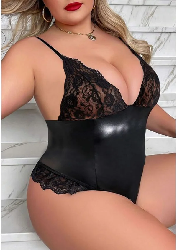 Midnight Temptation Lace Plus Teddy - Product image 3