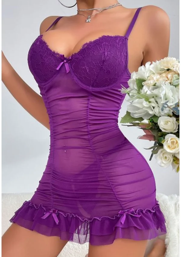 Violet Radiance Chemise - Product image 4