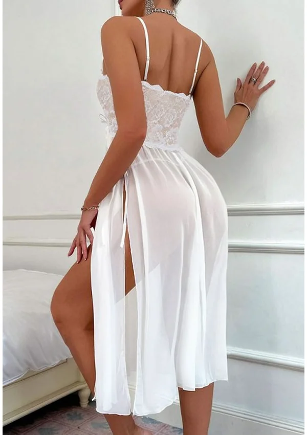 Whispered Elegance Gown - White color thumbnail