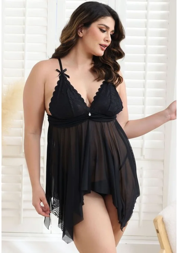 Cascade Plus Babydoll - Black color thumbnail