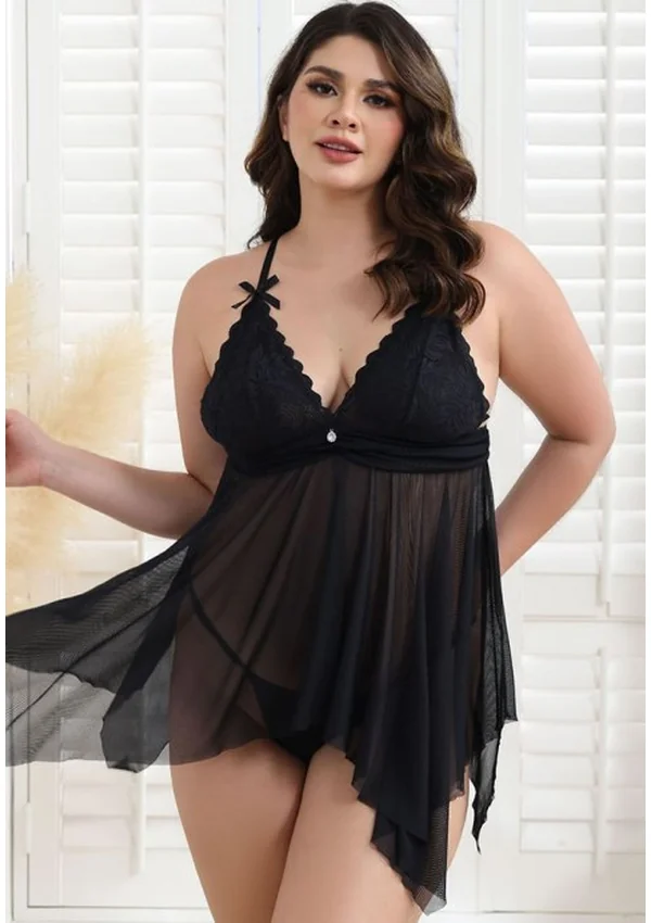 Cascade Plus Babydoll - Black color thumbnail
