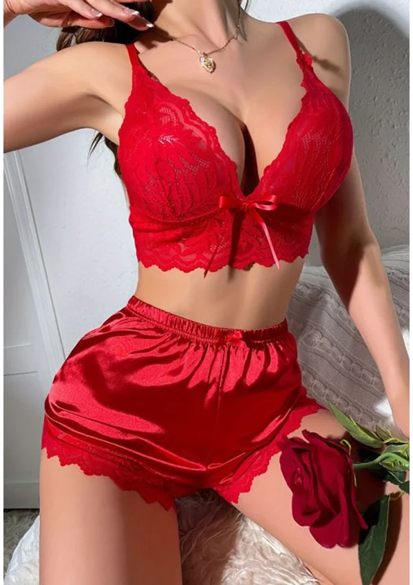 Satin Charm Sleepwear Set - Product image 2