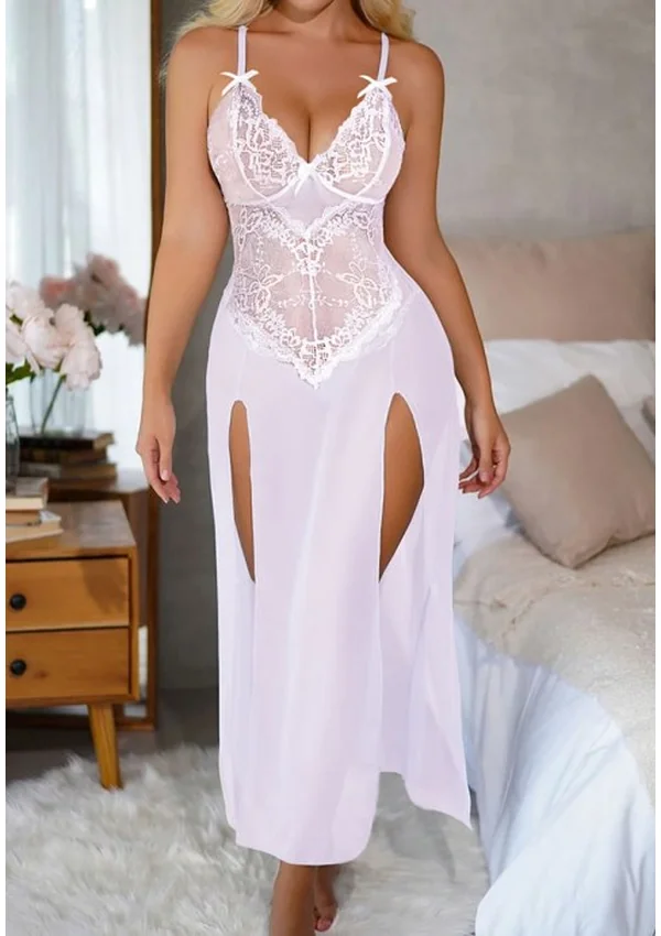 Celestial Elegance Gown - White color thumbnail