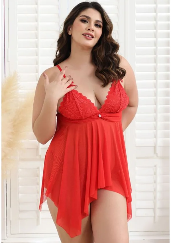 Cascade Plus Babydoll - Red color thumbnail
