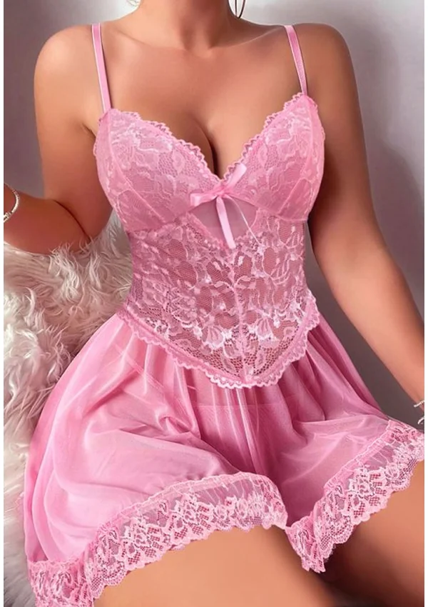 Soft Bloom Babydoll - Pink color thumbnail