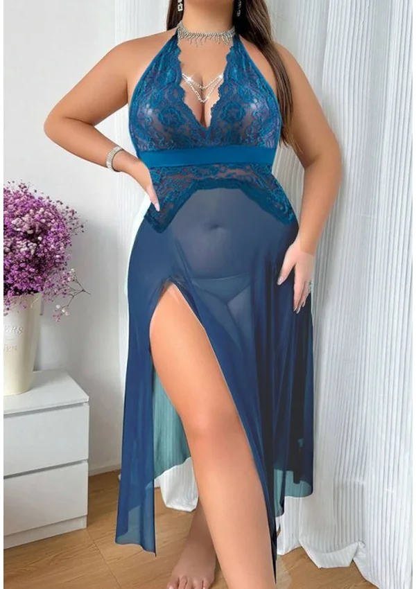 Marina Temptation Plus Gown - Blue color thumbnail