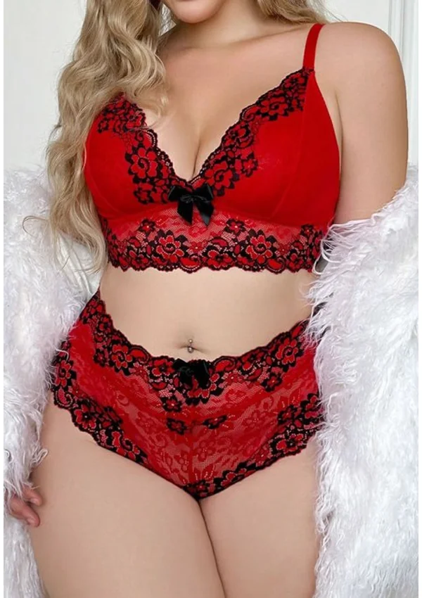 Fiery Romance Plus Bra Set - Product image 2