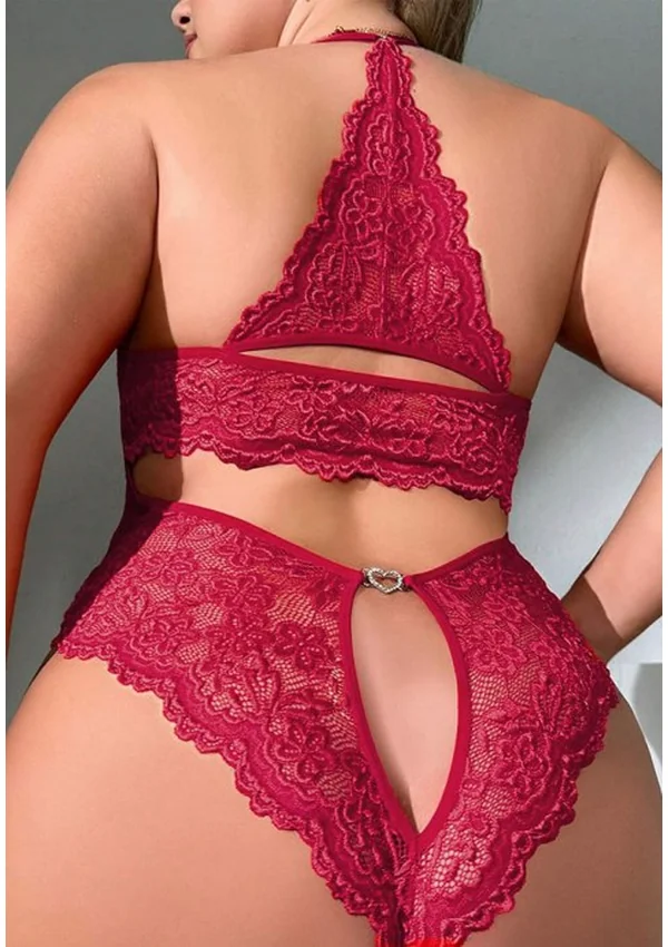 Ruby Allure Plus Teddy - Burgundy color thumbnail