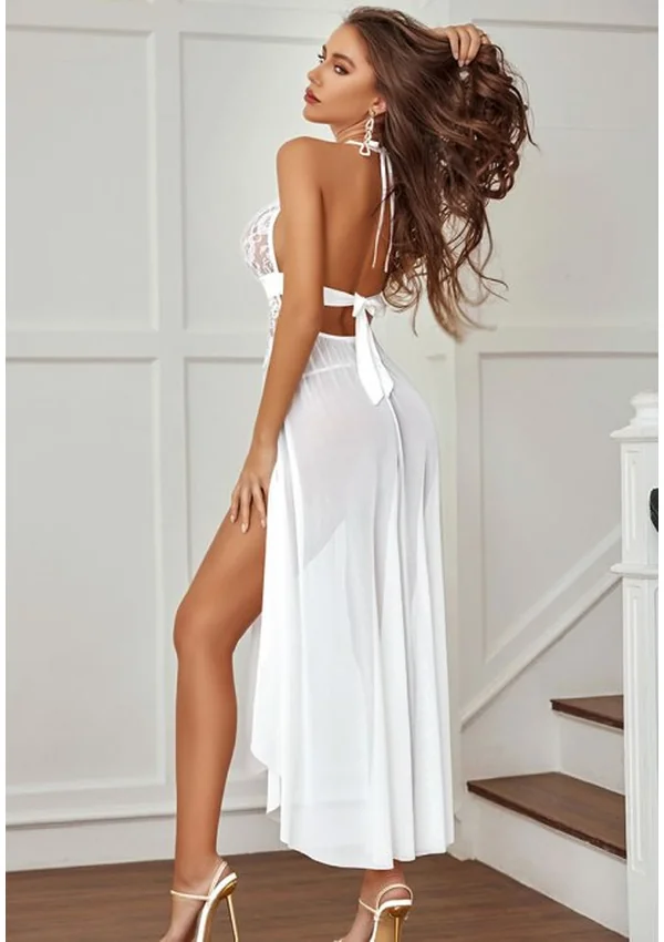 Dreamy Elegance Gown - White color thumbnail