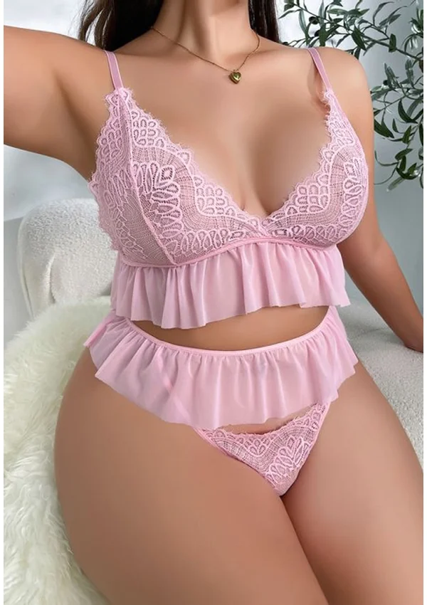 Blush Flutter Plus Bralette Set - Product image 6