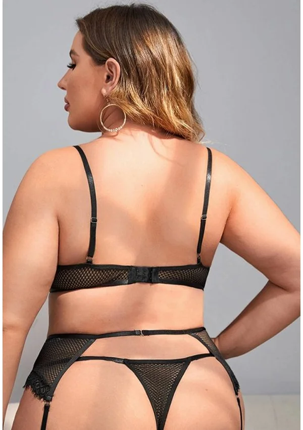 Midnight Chains Lingerie Plus Set - Product image 4