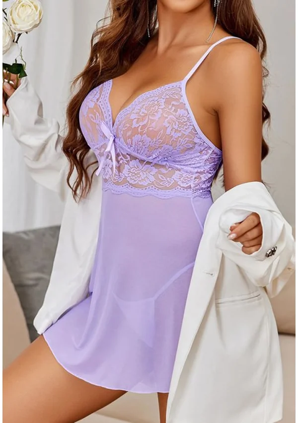 Lavender Whisper Babydoll - Lavender color thumbnail