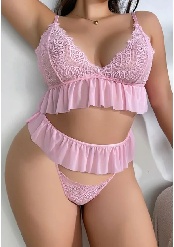 Blush Flutter Plus Bralette Set - Product image 5