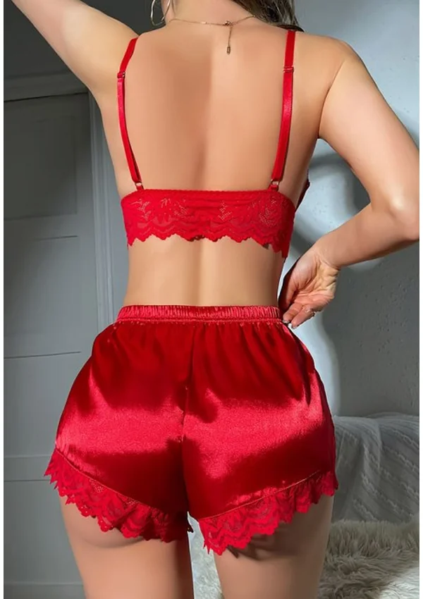 Satin Charm Sleepwear Set - Product image 5