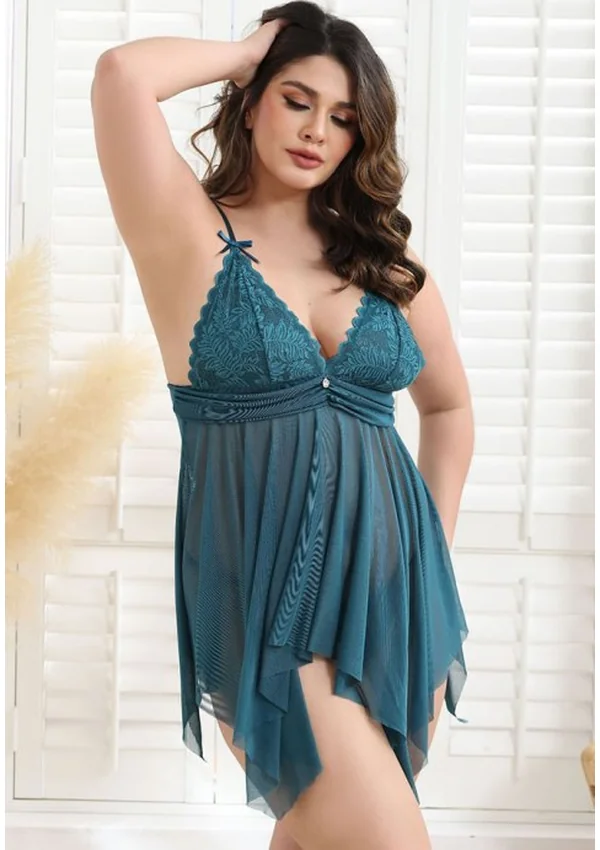 Cascade Plus Babydoll - Dark Teal color thumbnail