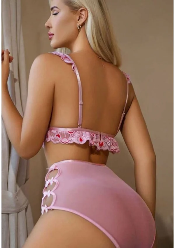 Blush Heart Lingerie Set - Product image 4