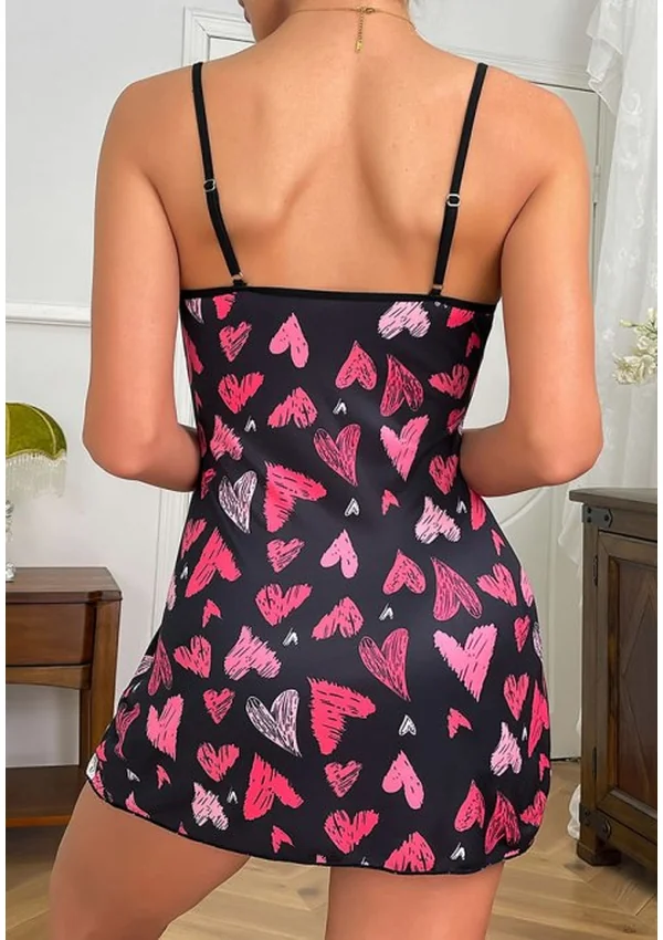 Heartbeat Desire Satin Night Dress - Product image 5