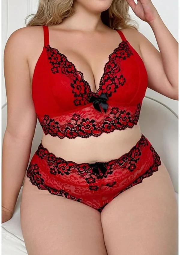 Fiery Romance Plus Bra Set - Product image 5