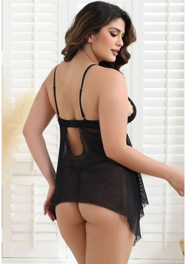 Cascade Plus Babydoll - Black color thumbnail