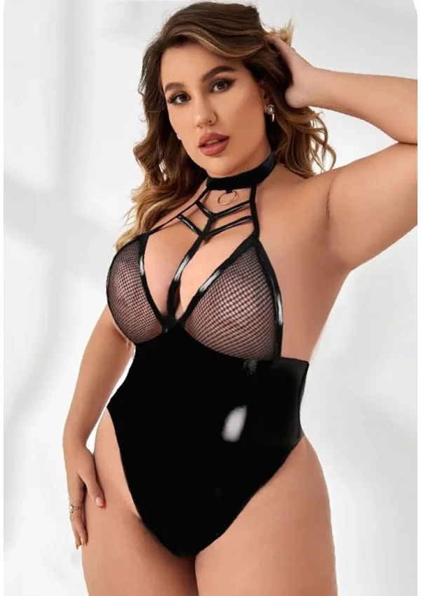 Obsidian Temptress Mesh and Vinyl Plus Teddy - Product image 4