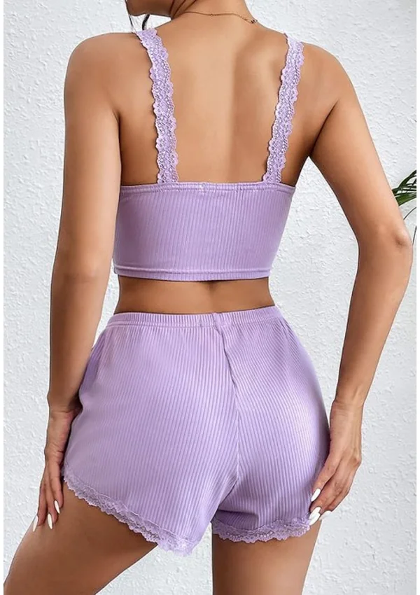 Lavender Lace Lounge Set - Product image 4