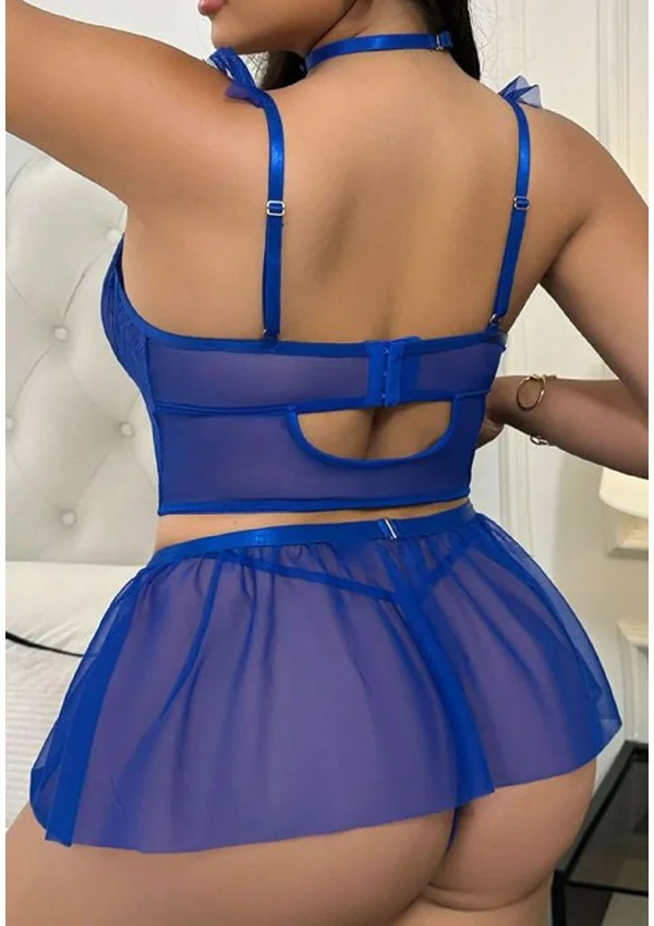 Sapphire Dream Plus Lingerie Set - Product image 4