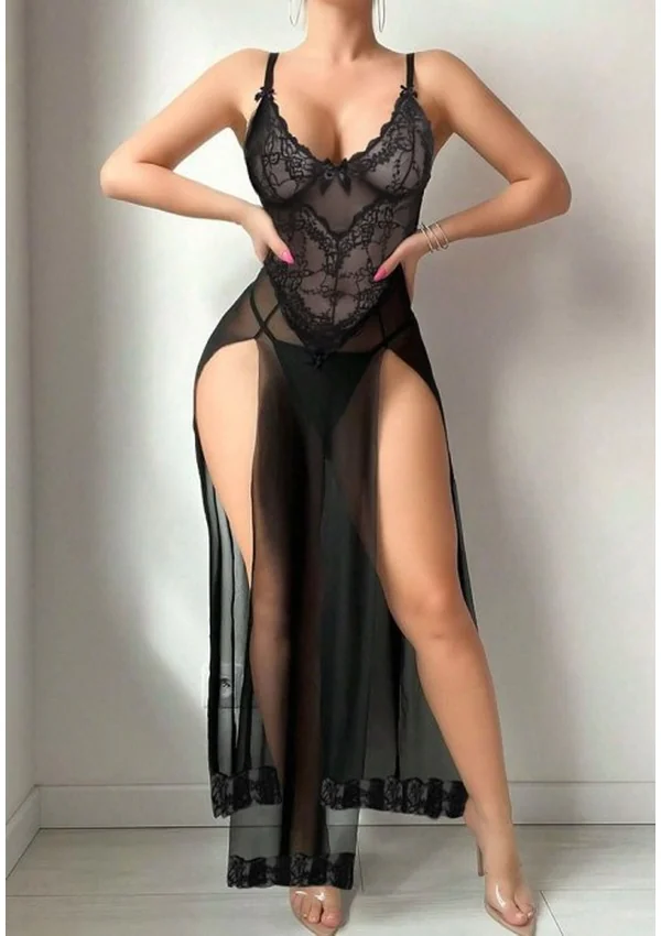 Midnight Elegance Gown - Black color thumbnail