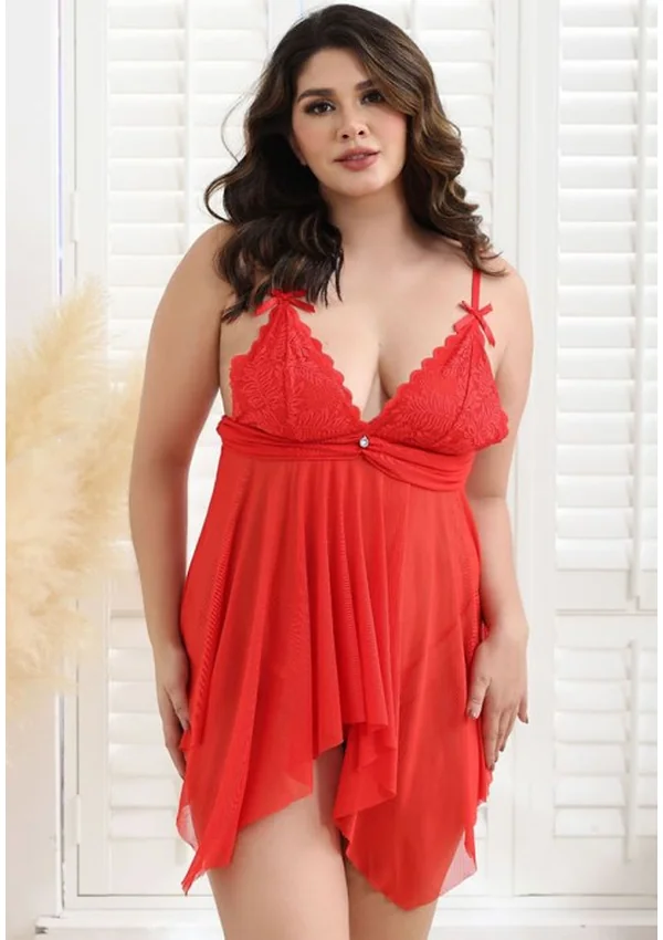 Cascade Plus Babydoll - Red color thumbnail