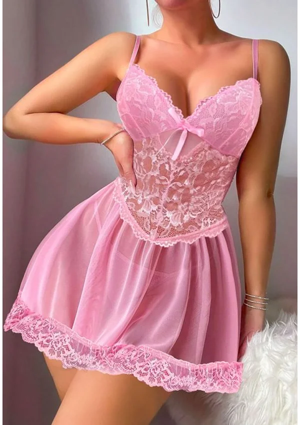 Soft Bloom Babydoll - Pink color thumbnail