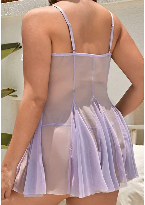 Cotton Candy Plus Babydoll - Light Purple color thumbnail