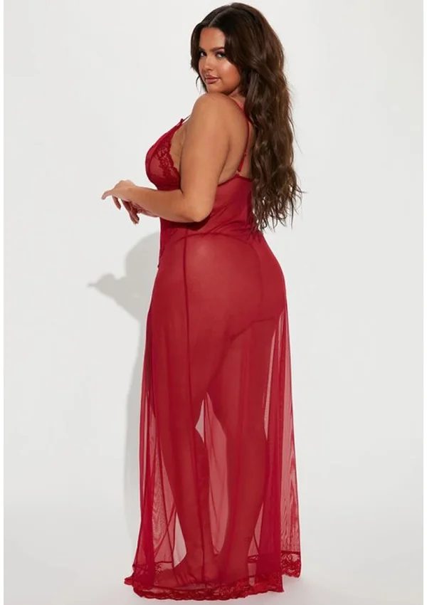 Scarlet Siren Lace Plus Gown - Product image 3