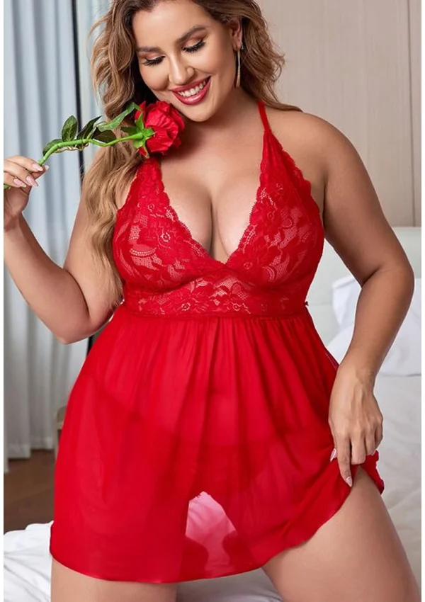 Ruby Radiance Plus Nightgown - Product image 1