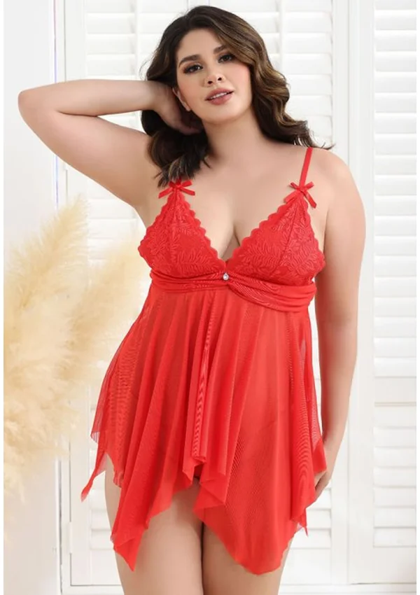 Cascade Plus Babydoll - Red color thumbnail