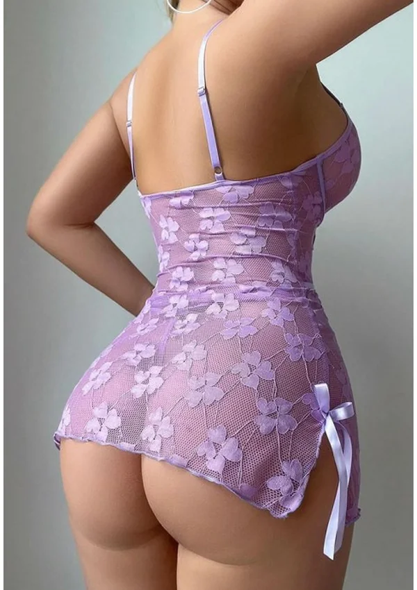 Lavender Desire Chemise - Light Purple color thumbnail