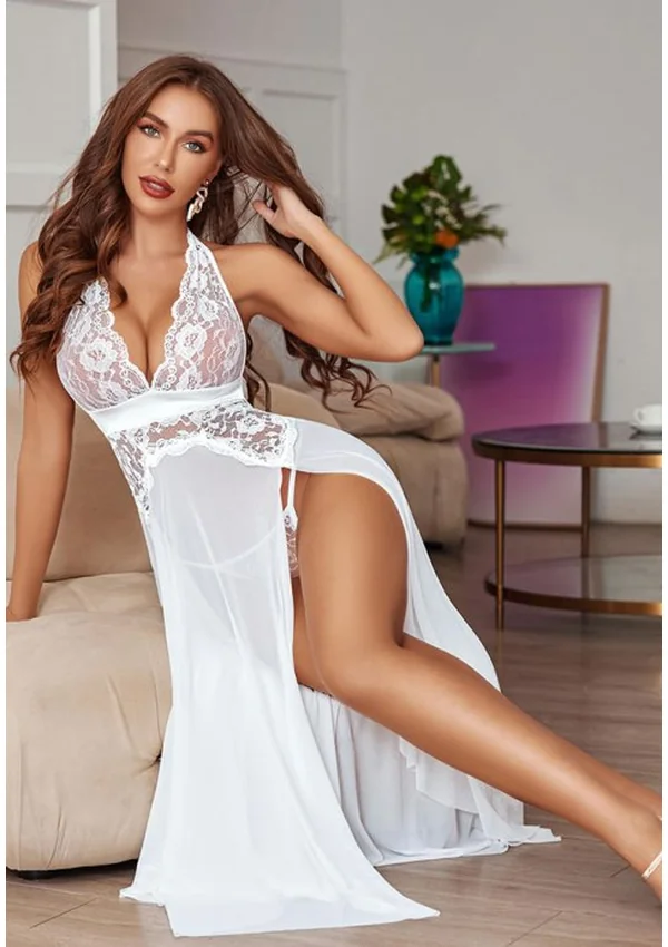 Dreamy Elegance Gown - White color thumbnail
