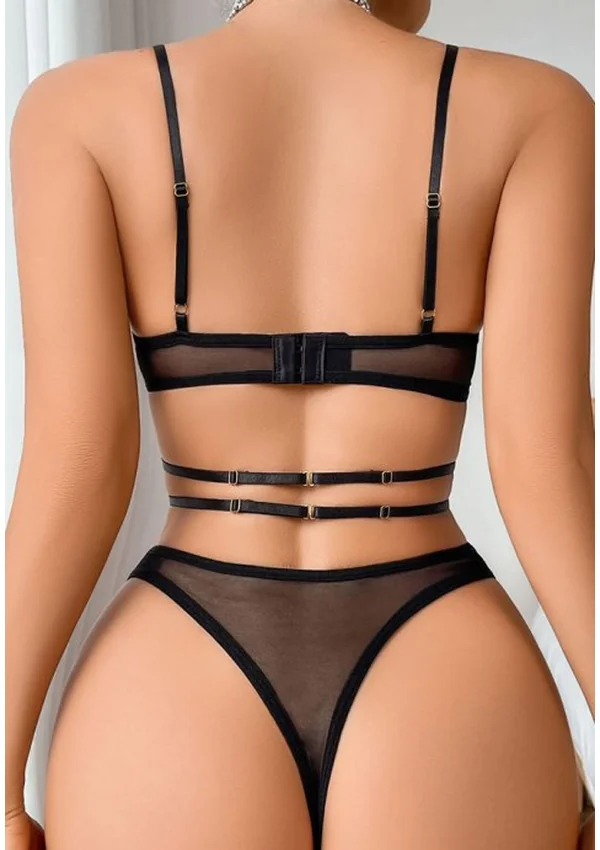 Black Orchid Embroidered Teddy - Product image 7
